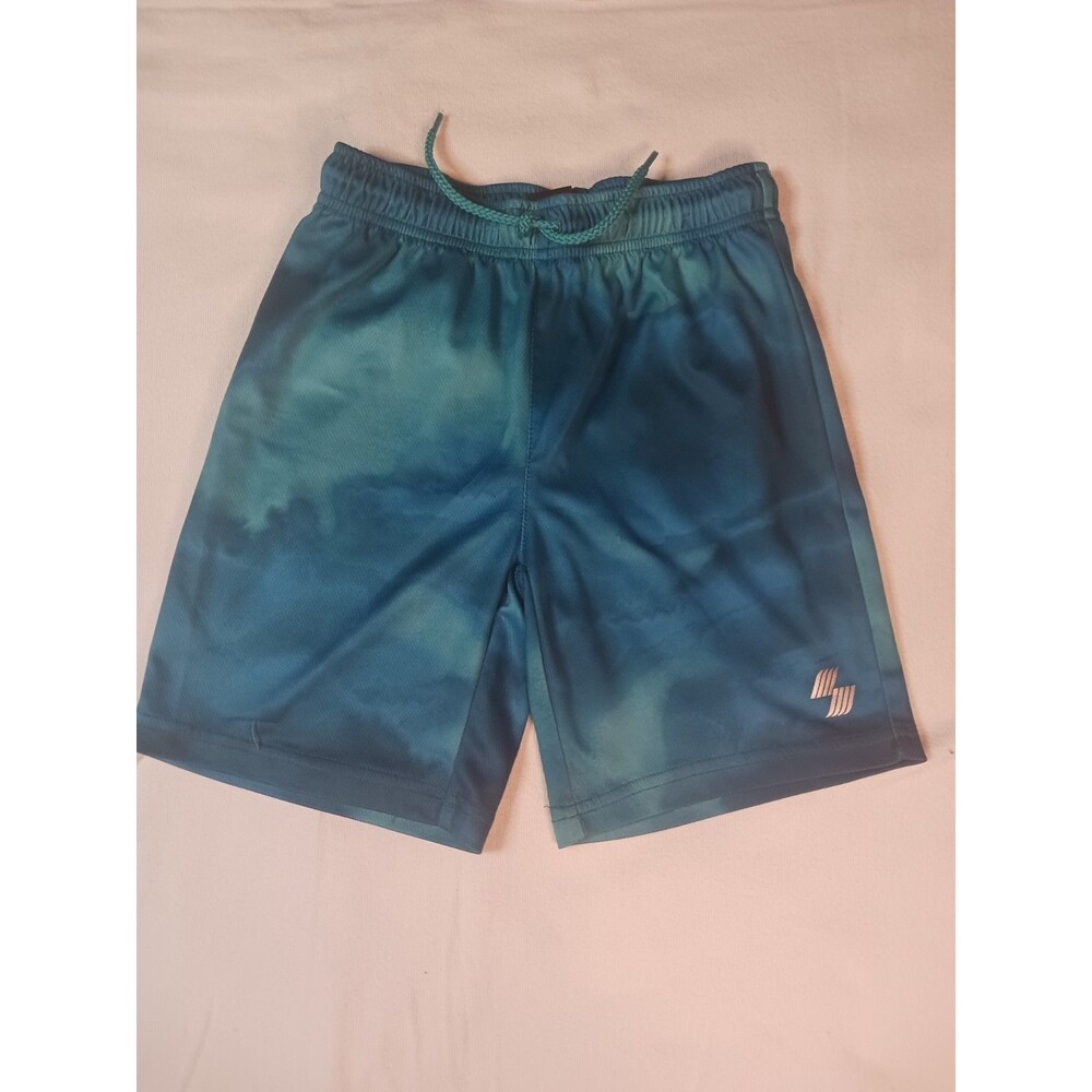 Place Sport Boys Shorts Size 5/6 Blue Athletic Wear Stretch Casual Drawstring